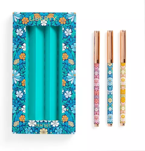 3 Pen Set, Liberty Moon Flower