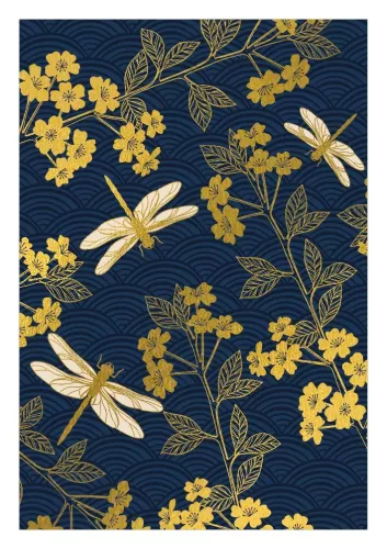 Dragionflies & Blossom, Greeting Card