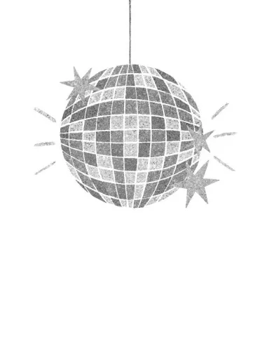 Disco Ball, Greeting Card