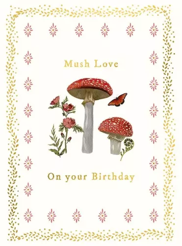 Mushrooms, Greeting Card