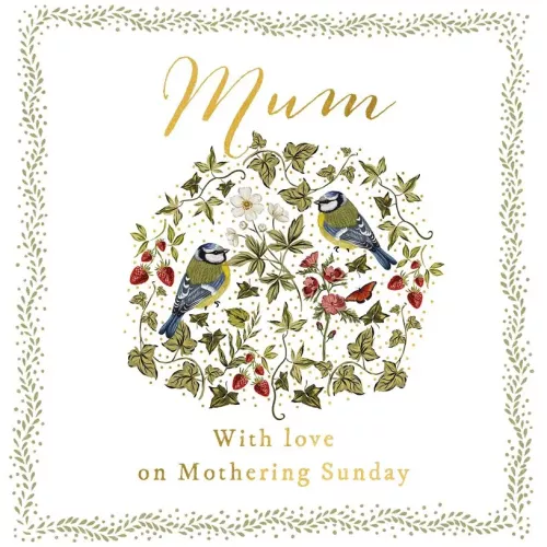 Blue Tits Mother'S Day, Greeting Card