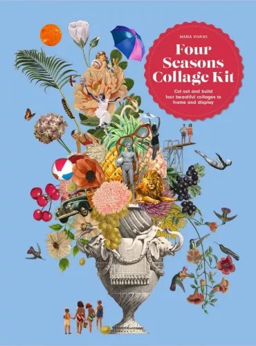 Four Seasons Collage Kit, Cut Out and build Four Beatiful Collages to frame and Display
