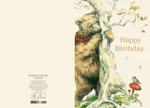 Flying Bear Petite Card