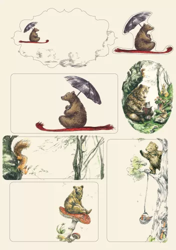 Flying Bear Writing Paper Set