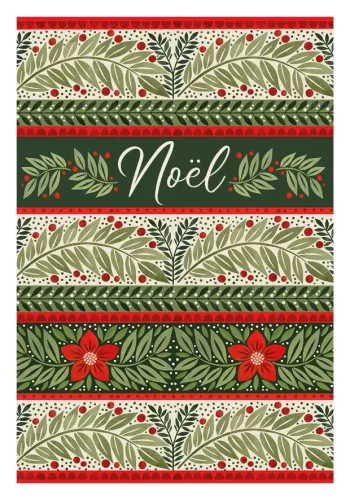 Noel Pattern, Greeting Card