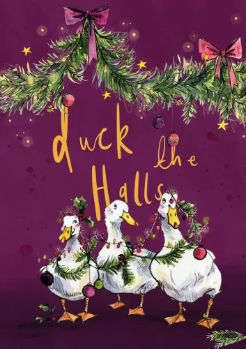 Duck The Halls, Greeting Card