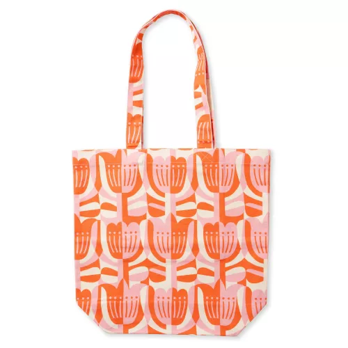Tulips Geo Tote Bag