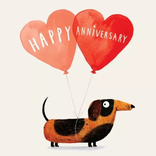 Anniversary Puppy, Greeting Cards