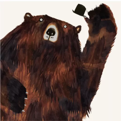 Bear Hat, Greeting Cards