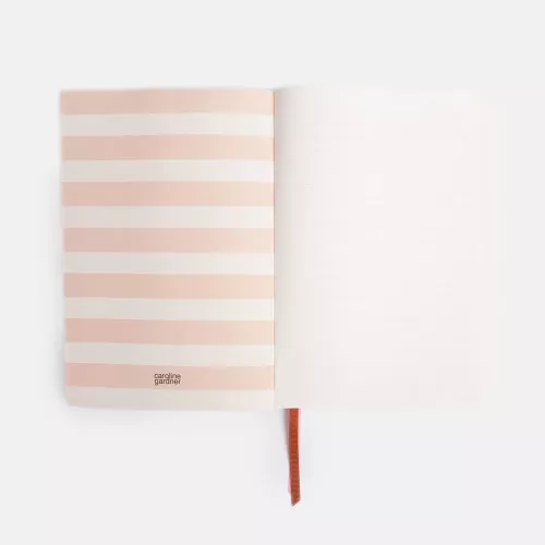 Charcoal Mono Bloom A5 Notebook