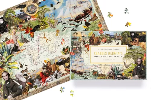 Charles Darwin's Voyage, 1000 Piece Puzzle