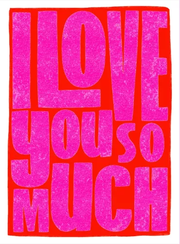 I Love You So Much, Greeting Card