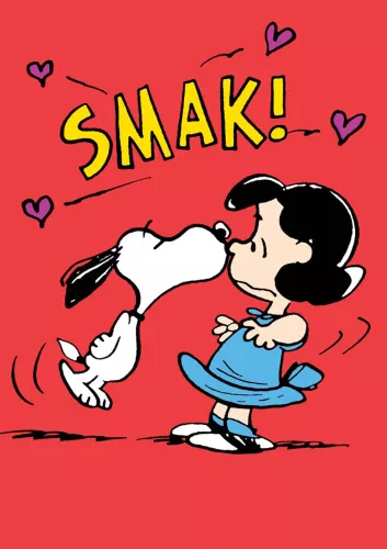 Snoopy kiss, Greeting Card