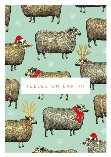 Fleece on Earth, Christmas Greeting Card