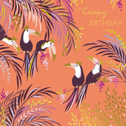 Toucans on Branch, Everyday Single Card