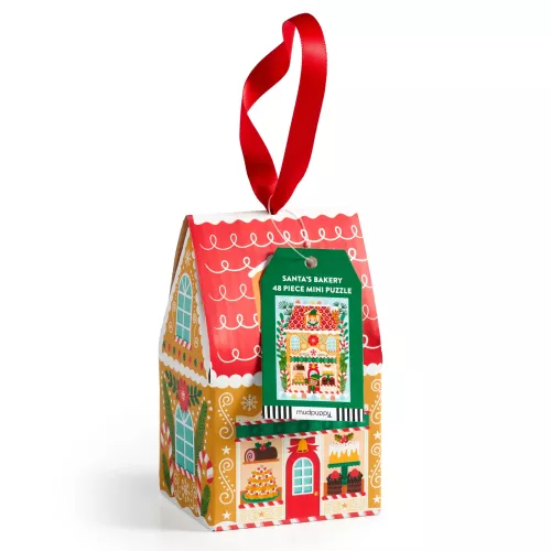 Santa's Bakery 48 Piece Puzzle Ornament