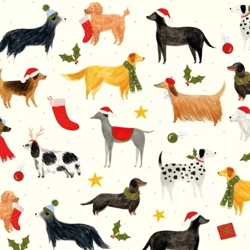 Santa Paws Dog, Card Wallet