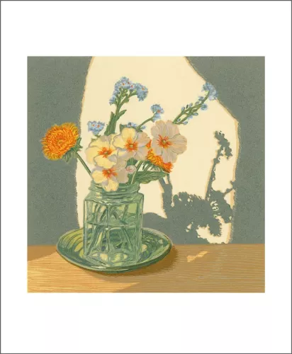 Dandelion and Primrose, Greeting Card