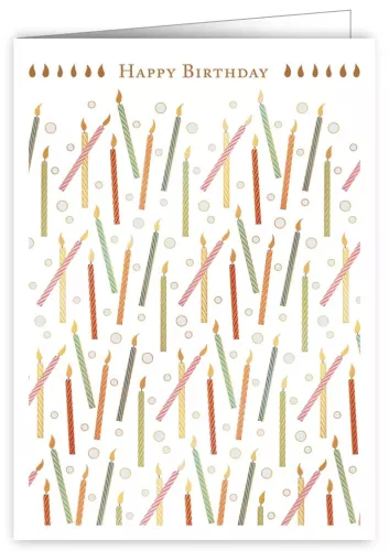 Birthday Candles, Greeting Card