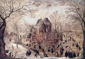 Winter Landscape, Postcard