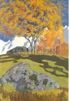 Autumn, Postcard