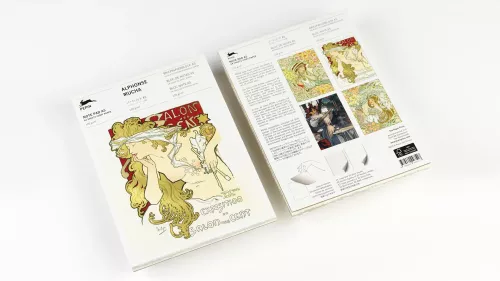 Alphonse Mucha, A5 Writing Paper&Notepad