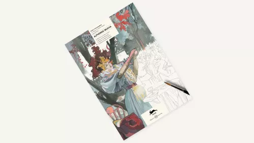 Alphonse Mucha, Artist Colouring Book
