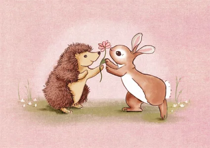 Petals and Prickles, Postcard