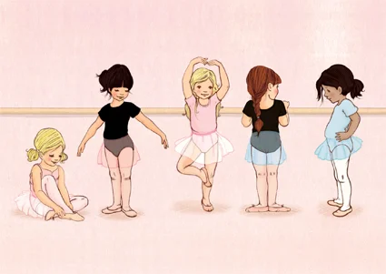 Ballet Barre, Postcard
