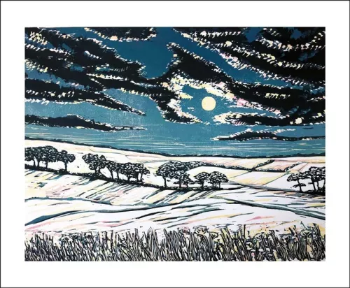 Full Moon, Greeting Card