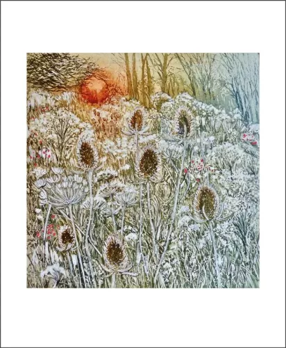 Milk Came Frozen Home, Greeting Card