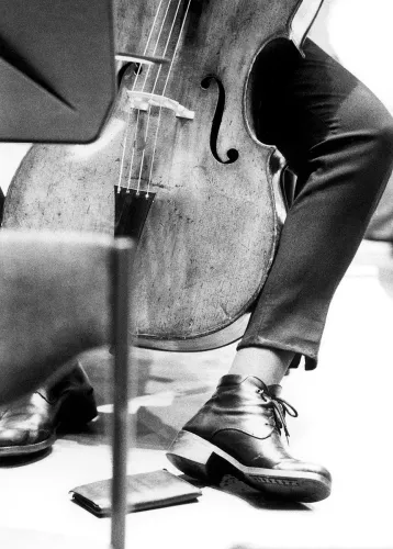 Cellist, Greeting Card