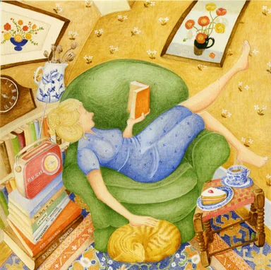 A Good Book, Greeting Card
