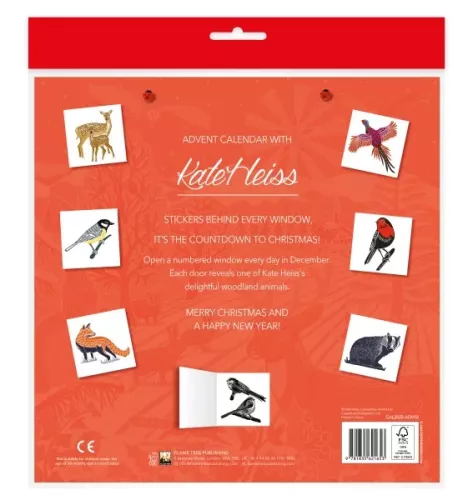 Kate Heiss: Winter Wonderland Advent Calendar (with stickers)