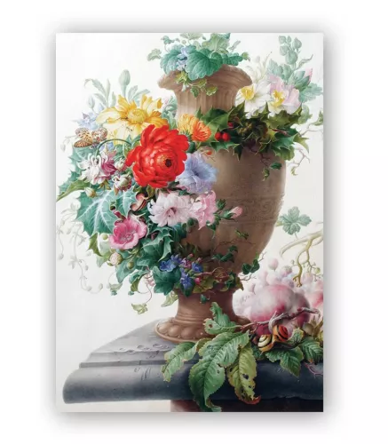 Urn With Flowers, Greeting Card