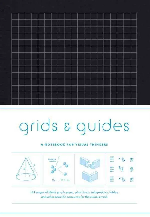 Grids & Guides Notebook, Black