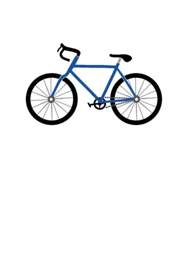 Bicycle Tiny But Mighty Greeting Card