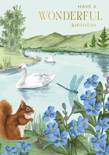 Habitania Lake Windermere Cumbria Greeting Card