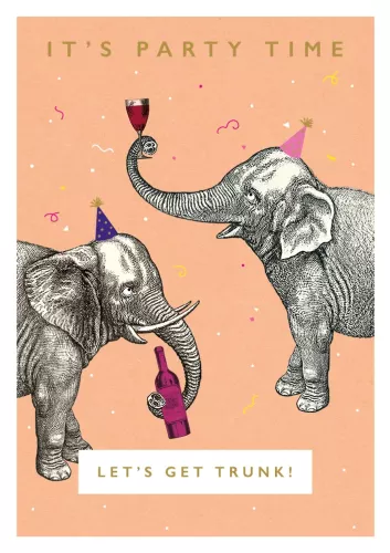 Rock On Get Trunk Greeting Card