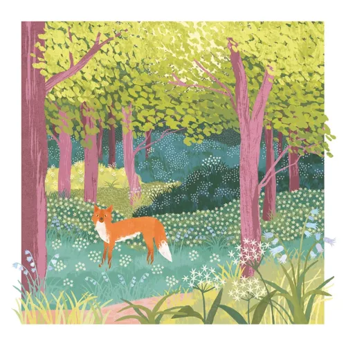 Forest & Fox Greeting Card