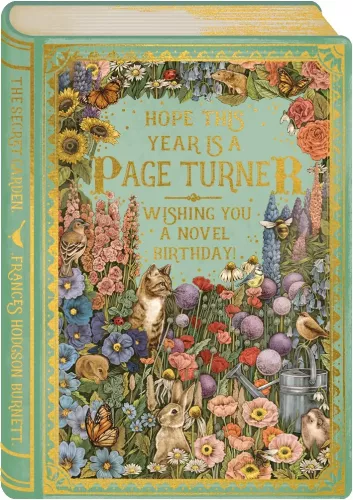 Storybook Page Turner Greeting Card