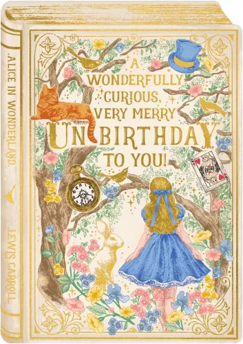 Storybook Alice In Wonderland Greeting Card