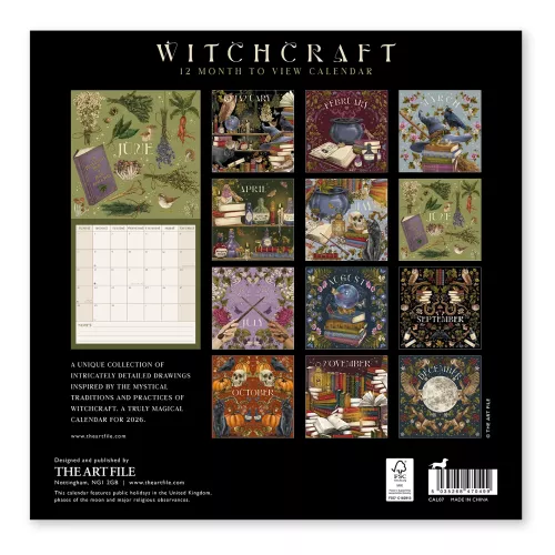 Witchcraft Calendar 2026