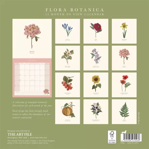 Flora Botanica Calendar 2026