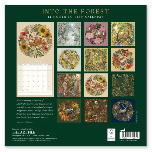 Into The Forest Calendar 2026