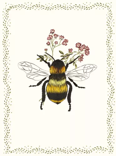 Bee Tale & Ivy Notecard