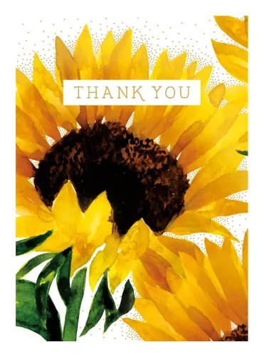 Thank You Sunflower Notecard
