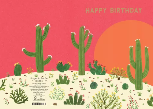 Cactus Grove Greeting Card