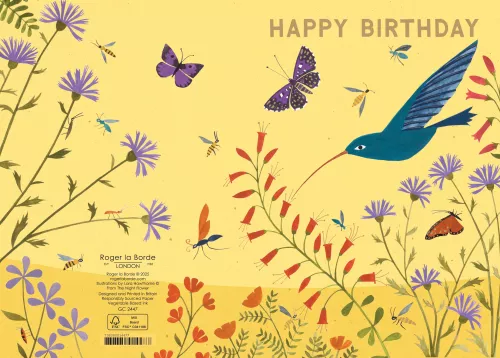 Hummingbird Greeting Card single