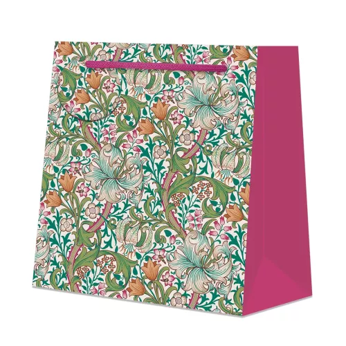 Golden Lily Fushia, Med Bag